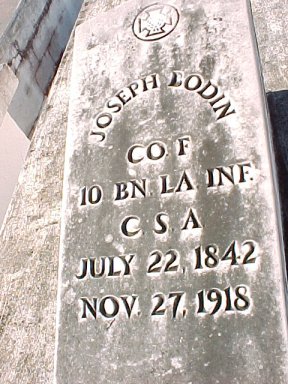 image of Joseph Bodin headstone