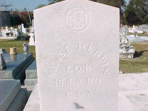 image of m herpin headstone