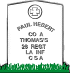 IMAGE Paul Hebert CSA Headstone