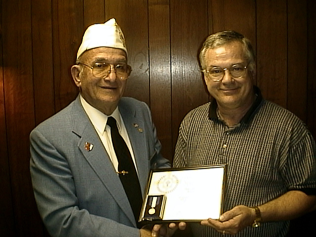 Fred Honored by State Commander