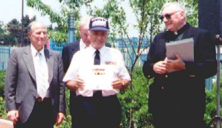 Dan Vetre Receiving the Legion of Honor award