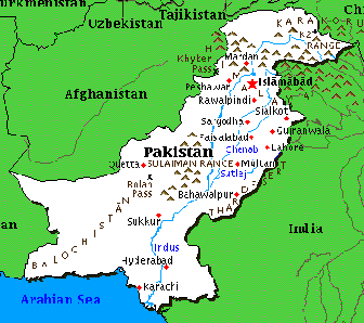 Pakistan Map