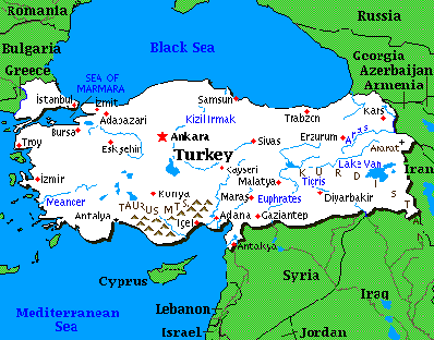 Turkey Map