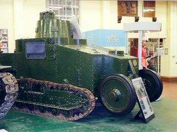 At Bovington, on track