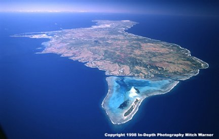 Aerial View of Guam