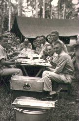 LTC Bradt's (169th FA) Birthday - New Georgia - 943