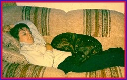 Mum and me napping