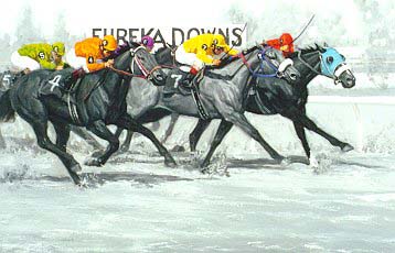 Racing Scene at Eureka Downs