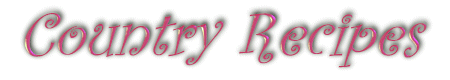 Country Recipes