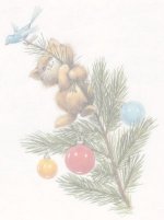 kitten in Christmas tree