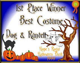 costume contest award