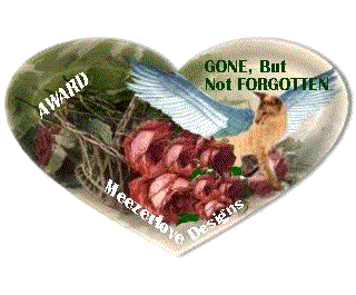 Gone but not forgotten award