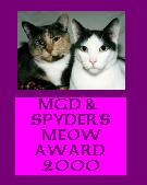 MGD & Spyder's Award
