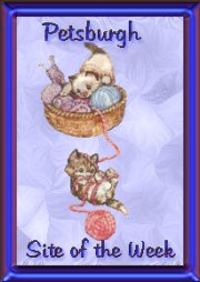 Petsburgh Site of the Week Award