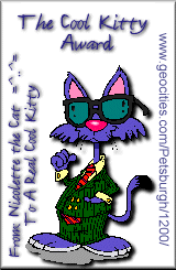 Nicolette's Cool Kitty Award
