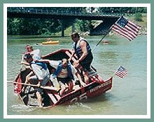 dad's homemade boat!