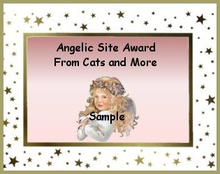 Angelic Site Award From Cats and More