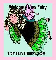 Welcome New Fairy from Fairy Harmony Rose
