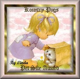 Kountry Pugs Pet Site Award