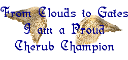 From Clouds to Gates I am a Proud Cherub Champion