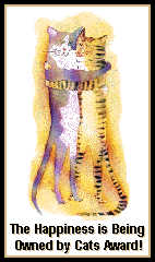 The Happiness is Being Owned by Cats Award