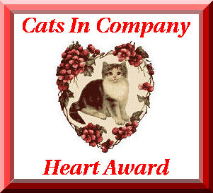 Cats In Company Heart Award
