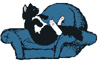 Tux in Chair