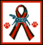 Red Ribbon against Dog Hatred