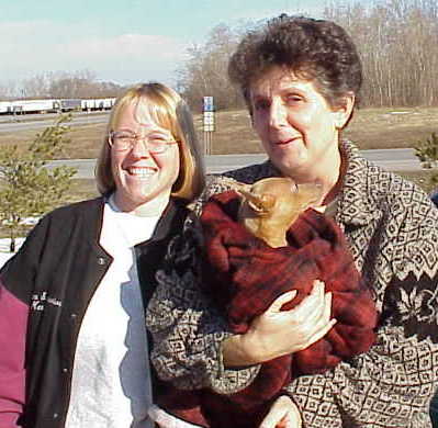 Hannah and Xena