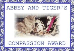 Abbey and Tiger Award
