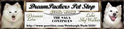 Dreampackers pet pages banner two