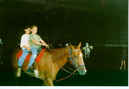 [Regina on horseback]