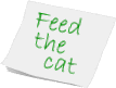 Feed the cat