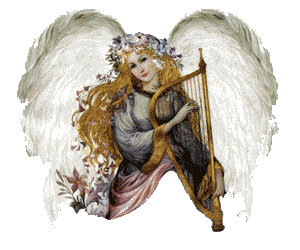 angel with harp