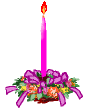 pink candle