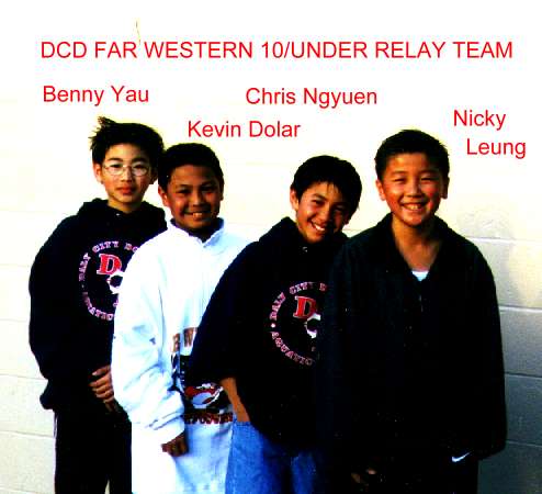 10 Under Relay Team Photo