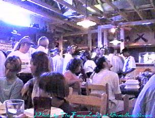 Skimmers enjoy a meal and a good skim flick!