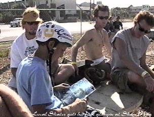 young boardhead gets his first look at Skim mag