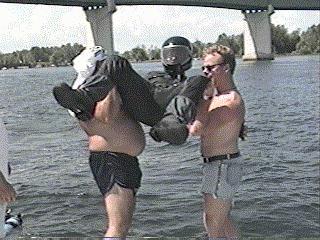 He is in trouble!