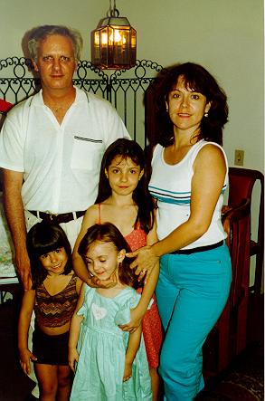 Eduardo, Rossana, Fl�via, Carla e sua priminha Raquel