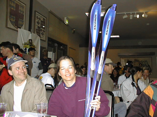 Mary's new skis
