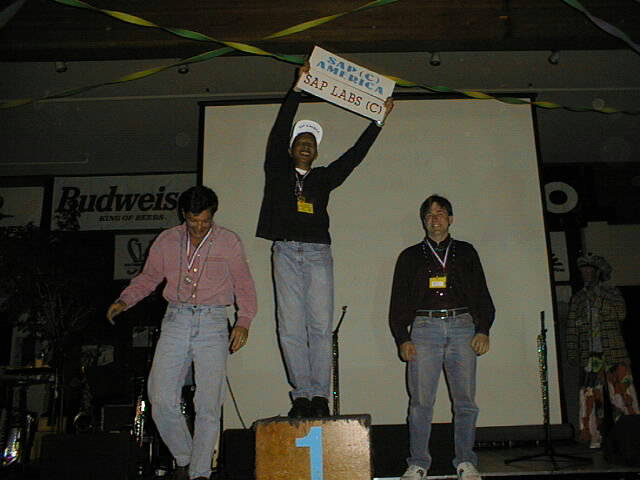 Mike on Podium