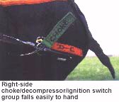 Choke/decompression/ignition switch