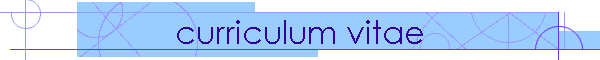 curriculum vitae