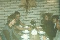 Supper in companies of champions of Europe - command Vector