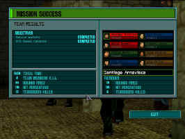 Mission stats, how well did you take down those Tangos?  (45905 bytes)