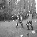 SCA combat at St Kath's Faire (7443 bytes)