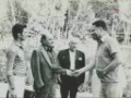 ������� ������ �� ������� / Leonov meeting people