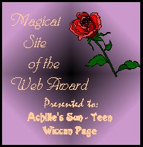 Magical Site of the
Web Award
