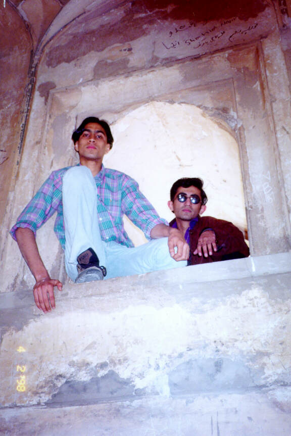 Jehangir And Me(in Glasses) on balcony ! :) ...